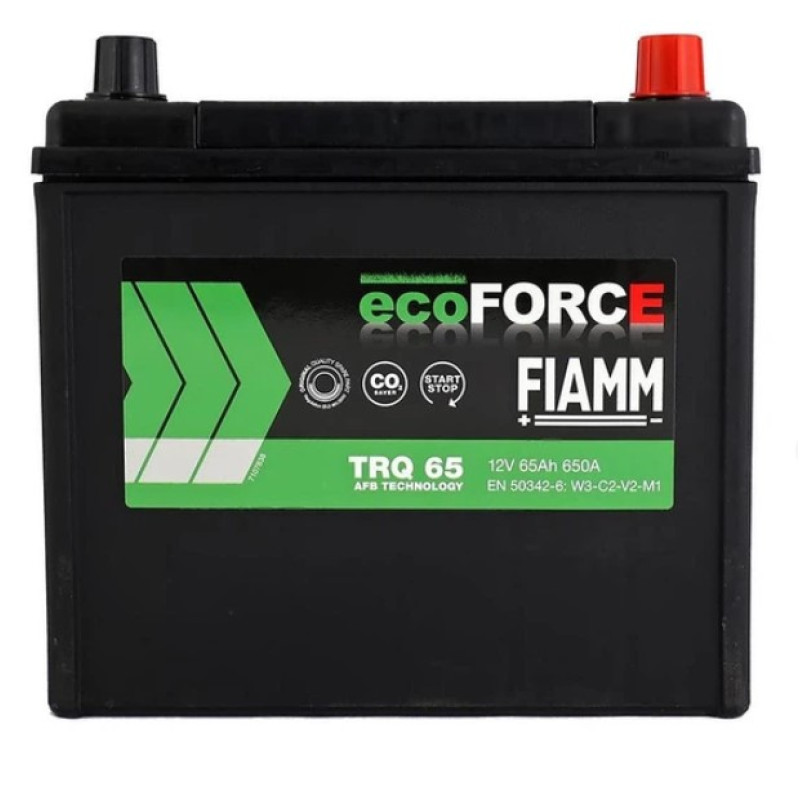 Акумулятор Fiamm Ecoforce 65Ah 650A R+ AFB/EFB Asia (7907078/TRQ65) Start-Stop