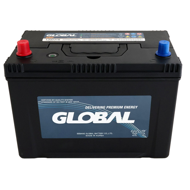 Автомобільний акумулятор GLOBAL 95Ah 790A L+ (Asia) 120D31R