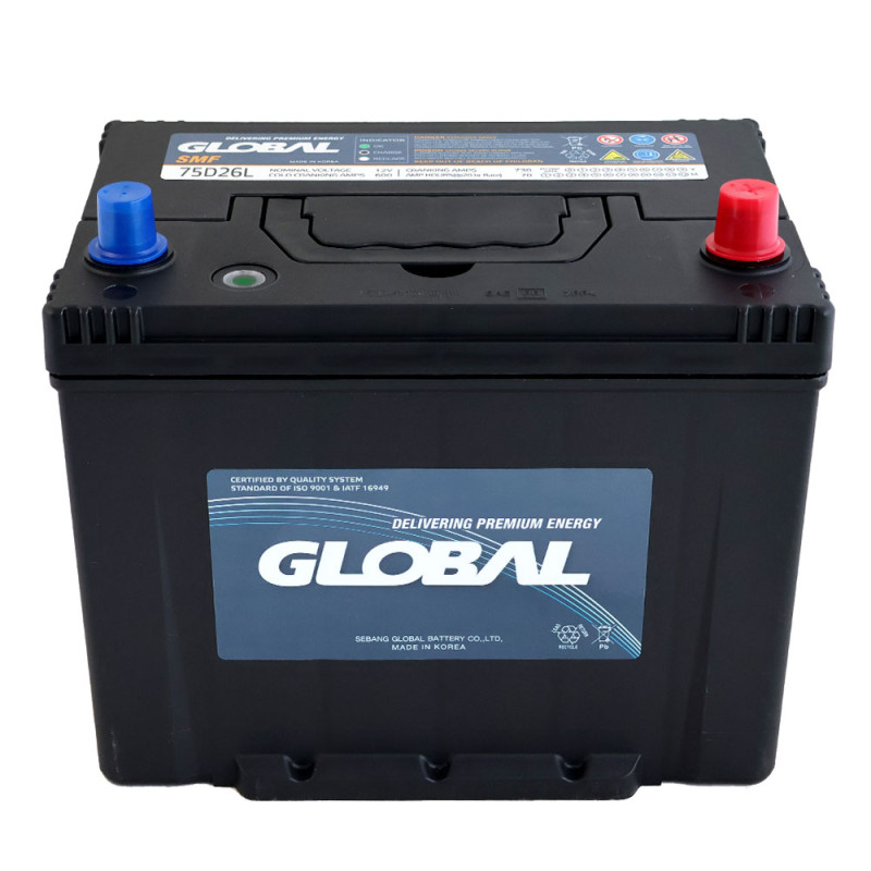 Автомобільний акумулятор GLOBAL 70Ah 600A R+ (Asia)
