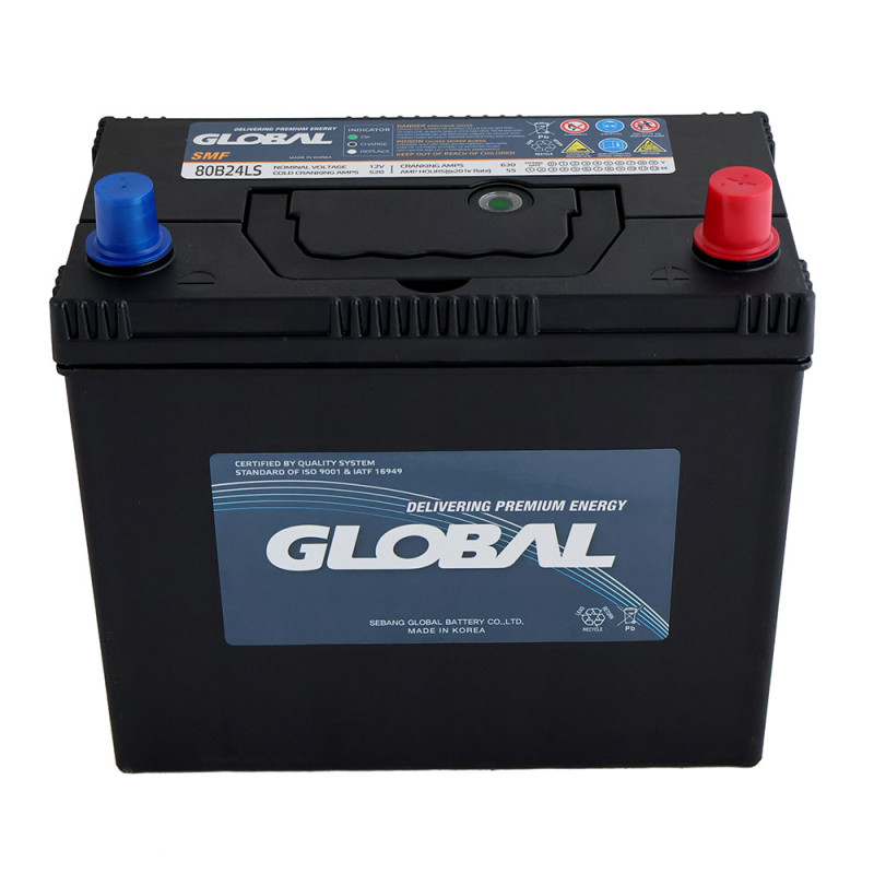 Автомобільний акумулятор GLOBAL 55Ah 520A R+ (Asia) для Honda