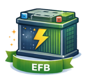 EFB акумулятори для систем Start-Stop (легкові авто)