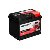 Rombat Black 60Ah 680A R+ AGM