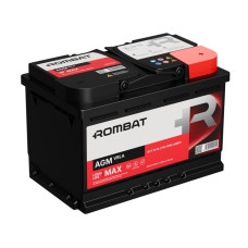 Rombat Black 70Ah 760A R+ AGM