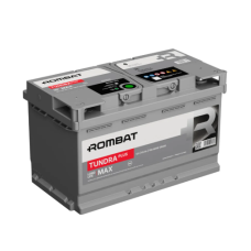 Rombat Tundra Plus 85Ah 760A R+ (низький)