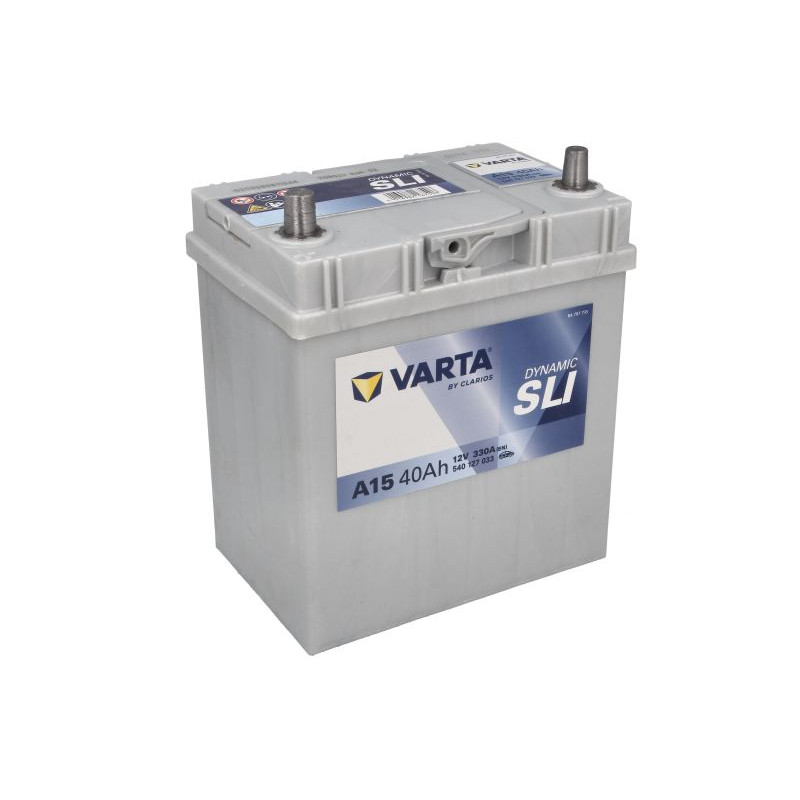 Акумулятор Varta A15 Blue Dynamic 40Ah 330A L+ (Asia, тонкі клеми, для Daewoo Matiz) (540 127 033)