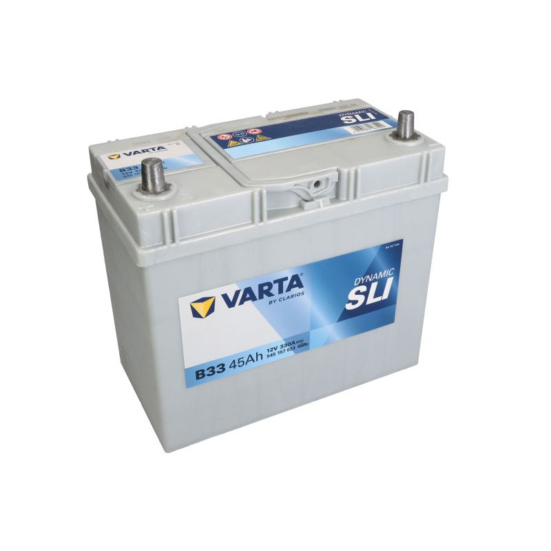 Акумулятор Varta B33 Blue Dynamic 45Ah 330A L+ (Asia, тонкі клеми) (545 157 033)