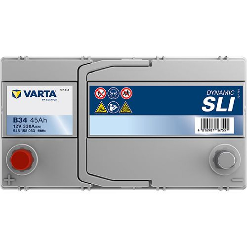Акумулятор Varta B34 Blue Dynamic 45Ah 330A L+ (Asia) (545 158 033)