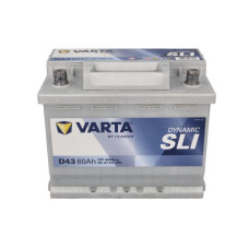 Varta D43 Dynamic SLI 60Ah 540A L+