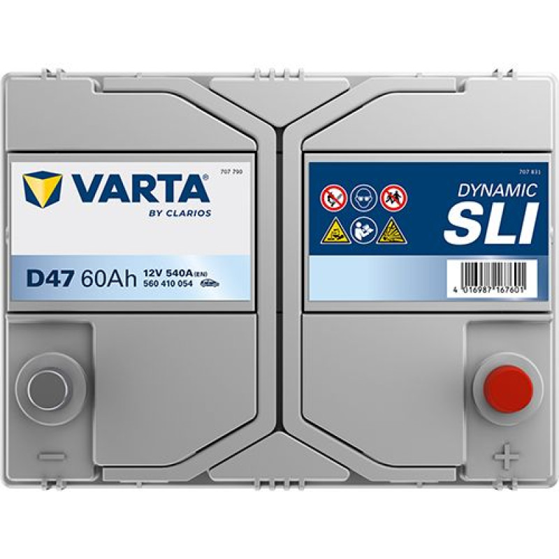 Акумулятор Varta D47 Blue Dynamic 60Ah 540A R+ (Asia) (560 410 054)