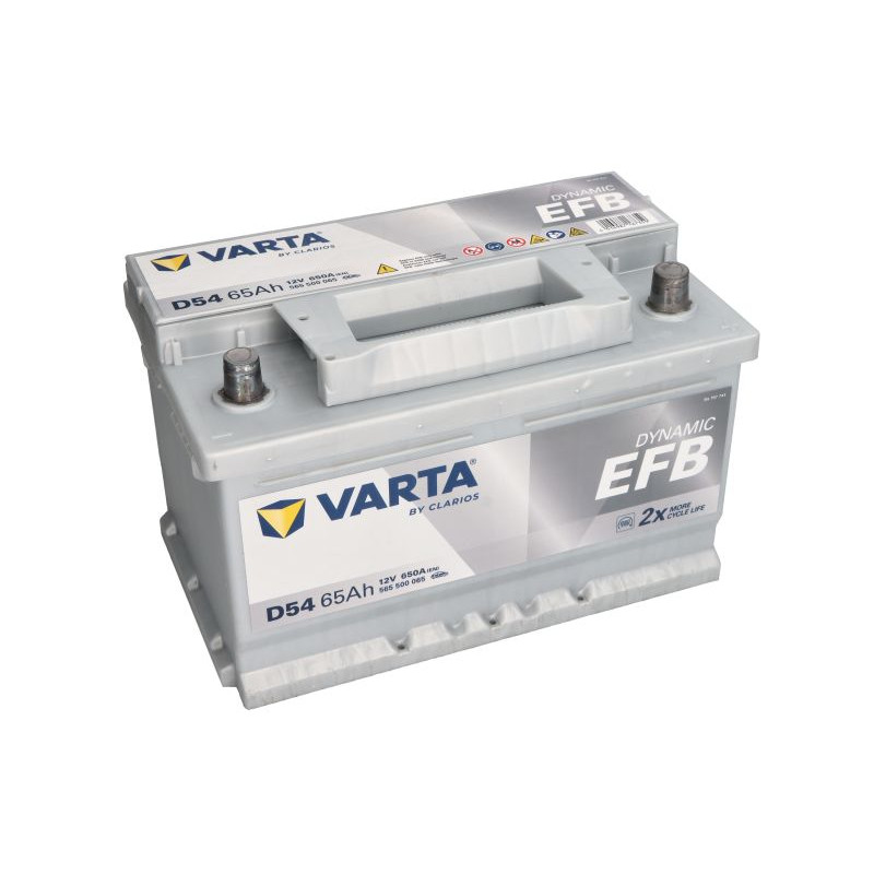 Акумулятор Varta D54 Blue Dynamic EFB 65Ah 650A R+ (565 500 065) Start-Stop