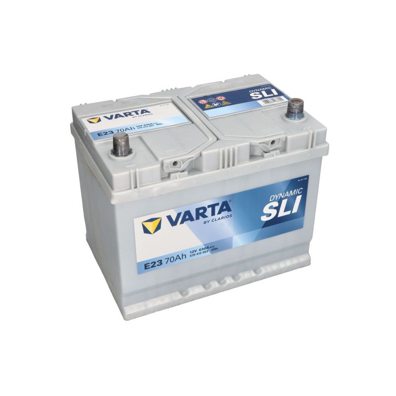 Акумулятор Varta E23 Blue Dynamic 70Ah 630A R+ (Asia) (570 412 063)