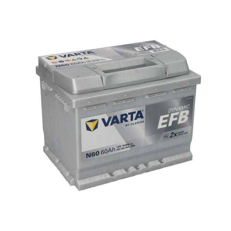 Акумулятор Varta N60 Blue Dynamic EFB 60Ah 640A R+ (560 500 064) Start-Stop