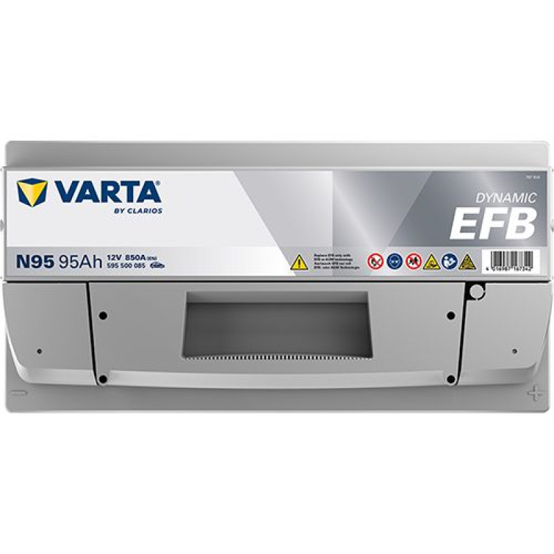 Акумулятор Varta N95 Blue Dynamic EFB 95Ah 850A R+ (595 500 085) Start-Stop