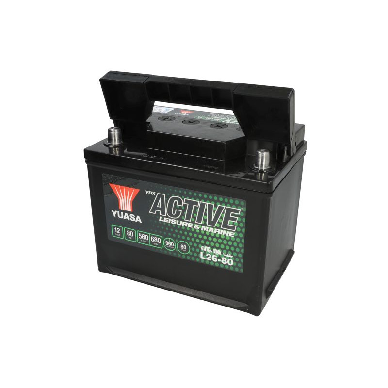 Човновий акумулятор Yuasa Marine L26-80 80Ah 560A L+ 480 Wh