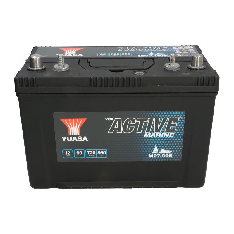 Стартерний човновий акумулятор Yuasa Marine M27-90S 90Ah 720A L+