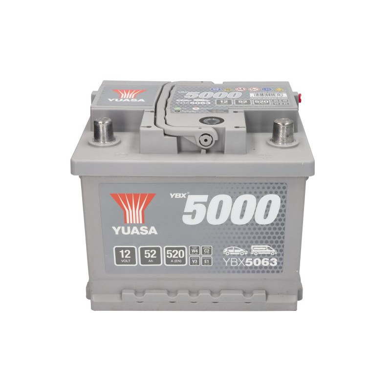 Акумулятор Yuasa Silver 52Ah 520A R+ (L1B) низькобазовий
