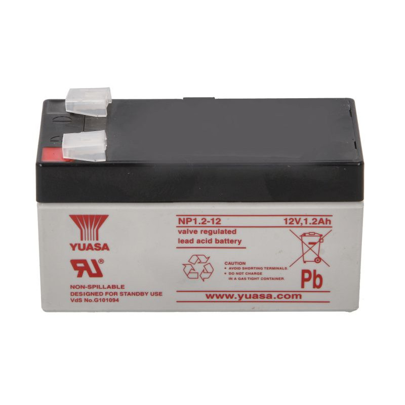 Допоміжний акумулятор YUASA NP1.2-12 1.2Ah 12V Industrial AGM